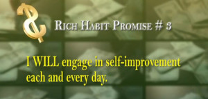Rich Habits Promise #3